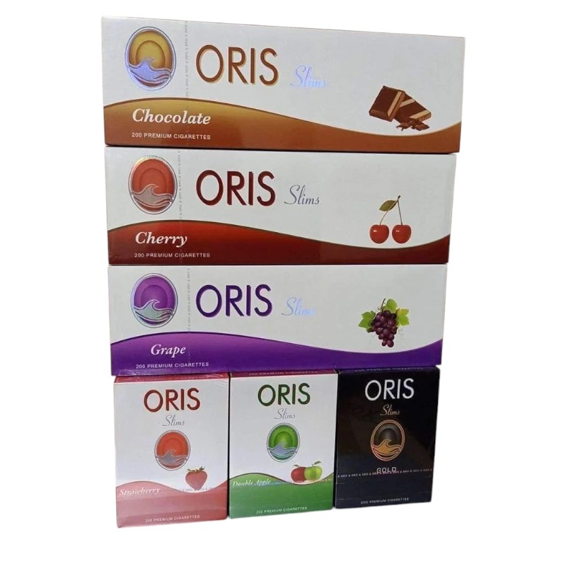 Oris Grape บุหรี่นอกกลิ่นองุ่น มวนซูเปอร์สลิม หอมฉ่ำพรีเมียมจาก U.A.E จุดเด่น 502kmisn