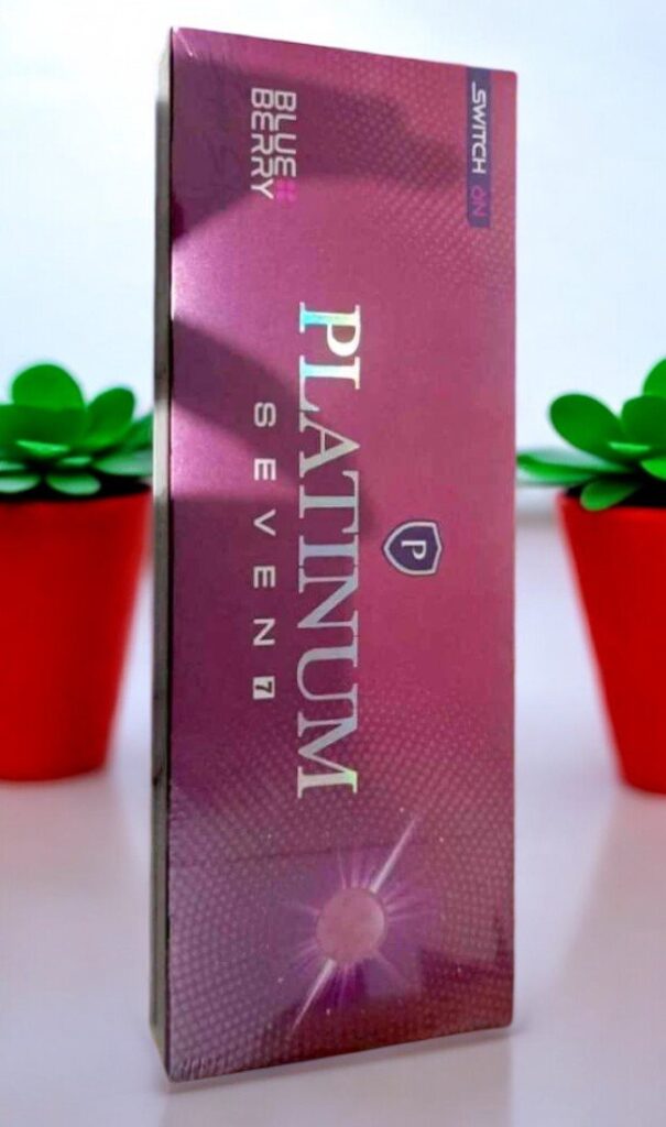 บุหรี่ Platinum Seven Blueberry จัด รูปที 1