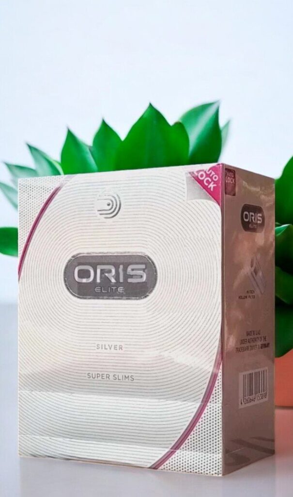 บุหรี่ Oris Elite Silver Slims พร้อมส่ง จ่ายปลายทางได้ฟรี