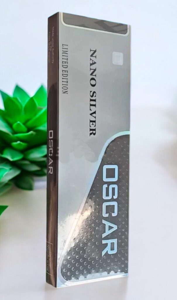 บุหรี่ Oscar Nano Silver Limited Edition พร้อมส่ง เก็บเงินปลายทาง ส่งฟรี