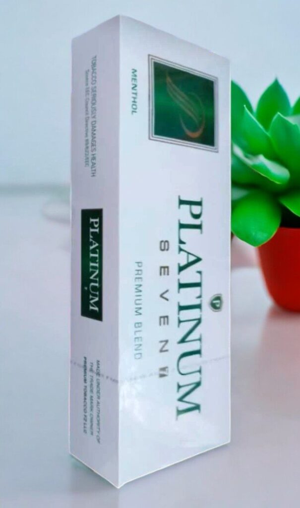 บุหรี่ Platinum Seven Menthol Premium ปลายทาง รูปที 1