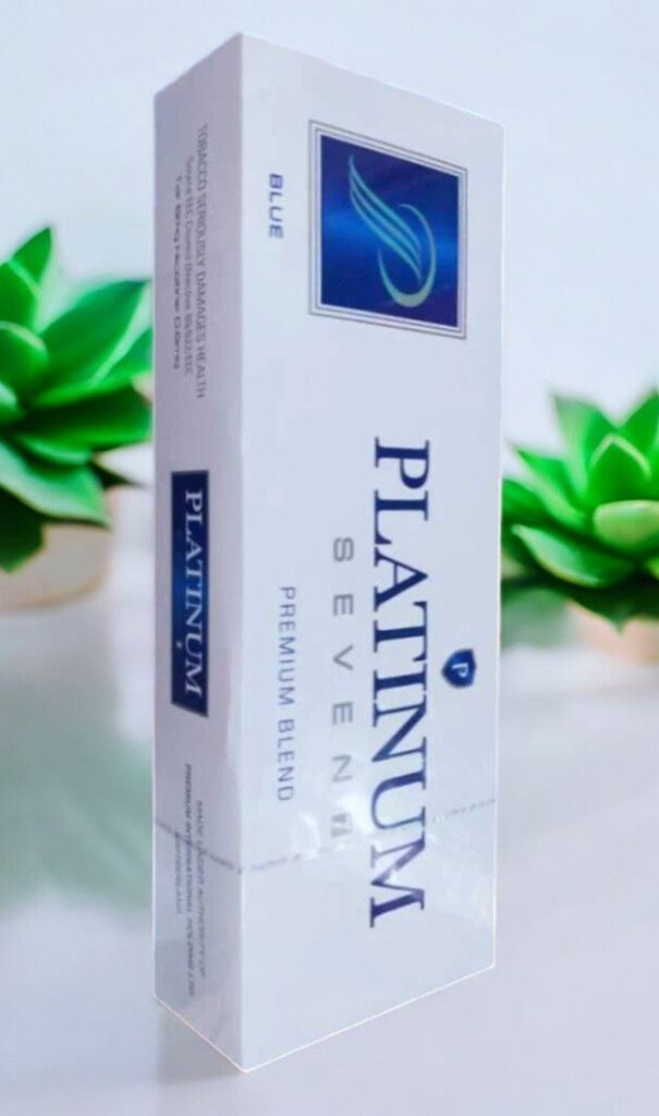 บุหรี่ Platinum Seven Blue Premium จัด ่ รูปที 1