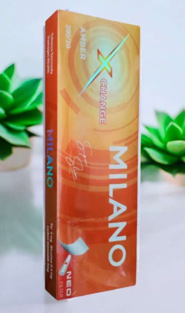 พร้อมส่ง บุหรี่ Milano Change Amber จัด รูปที 1