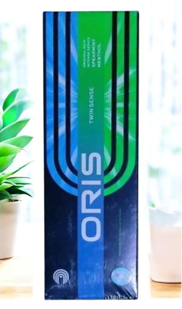 บุหรี่ Oris Twin Sense Mint & Menthol จัดส่งฟรีเก็บเงินปลายทาง พร้อมส่งทันที