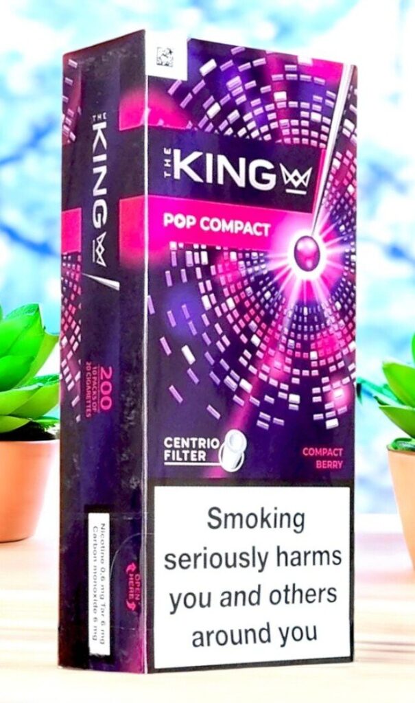 บุหรี่ The King Compact Berry ปลายทาง รูปที 1