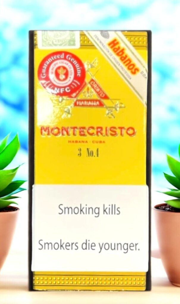 บุหรี่ Montecristo No.4 Habanos ปลายทาง รูปที 1