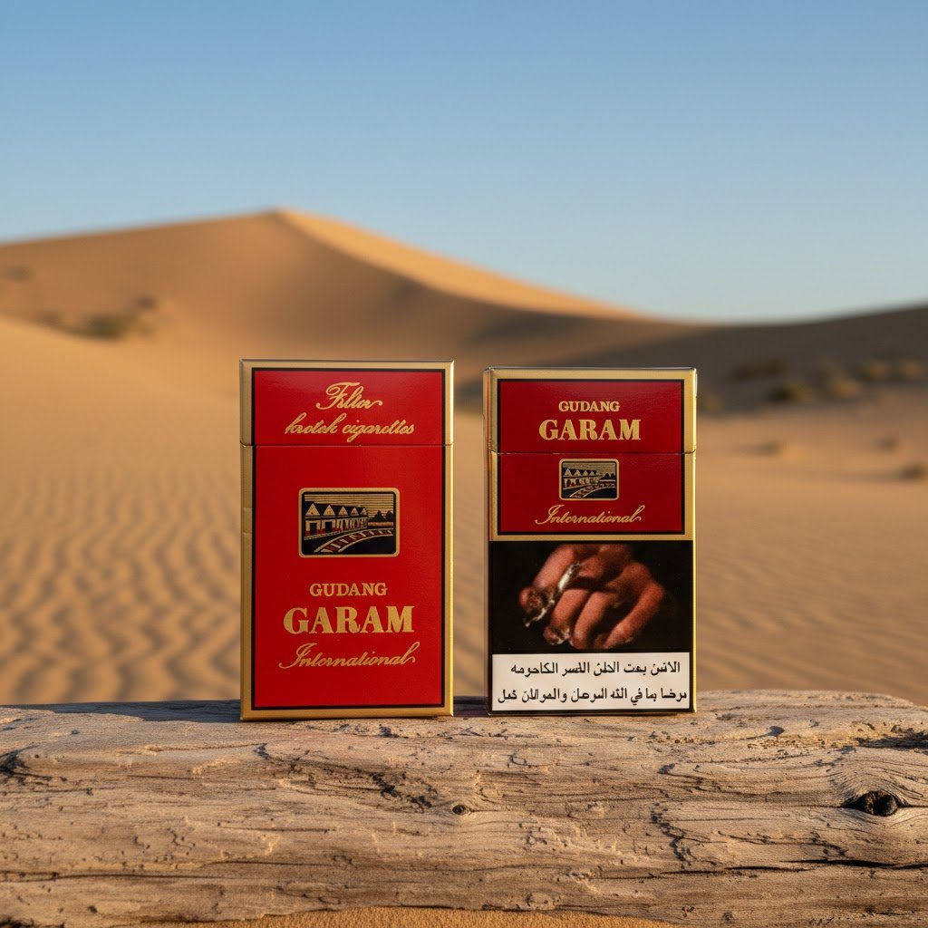 บุหรี่ Gudang Garam International 12 แบบซองแข็งสีแดง รสกานพลูยอดนิยม