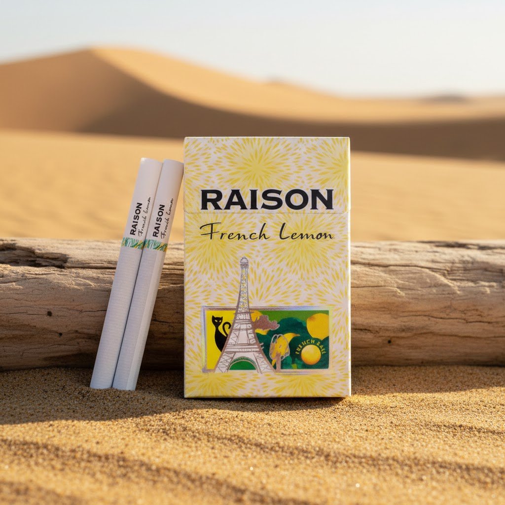 Raison French Lemon ไรสัน ฟรานซ เลม่อน (1 เม็ดบีบ) บุหรี่นำเข้าจากเกาหลี รูปที 1