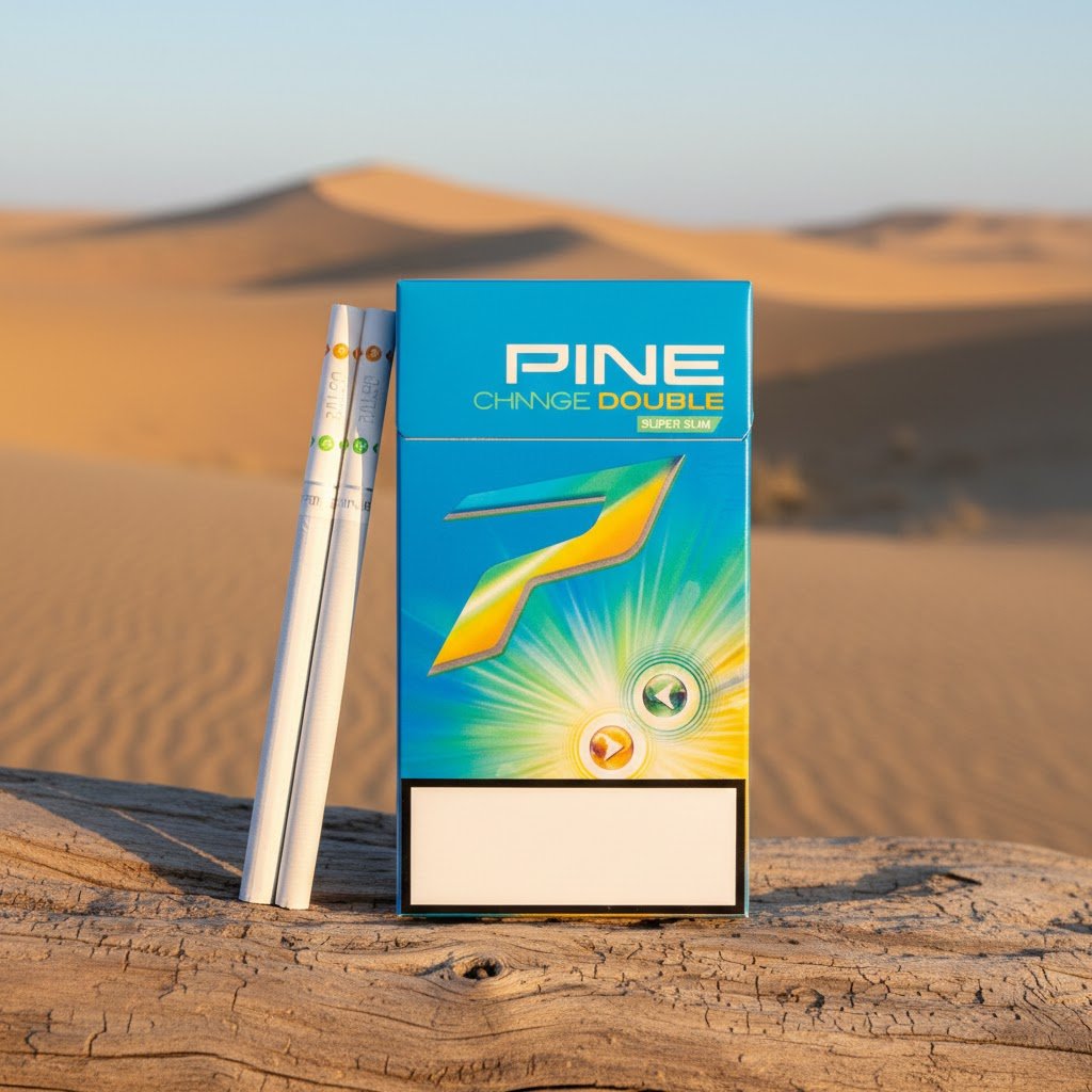 Pine Change Double Orange บุหรี่นอก ไพน เช้นจ ดับเบิ้ล ออเร้นจ มวนสลิม 2 เม็ดบีบ รูปที 1