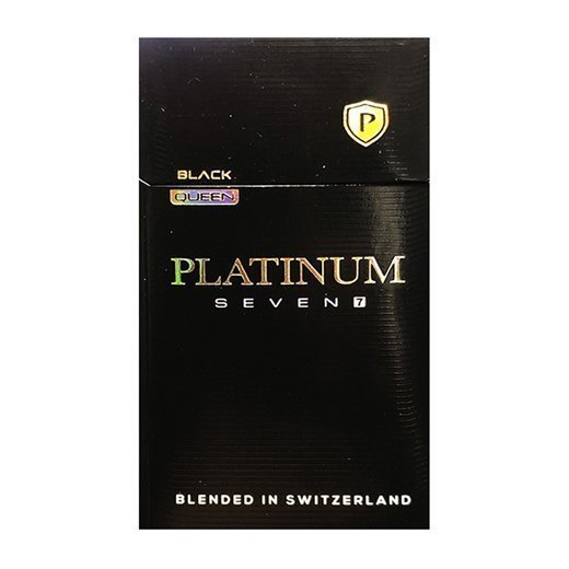 Platinum Seven Black (ซองแข็ง) - บุหรี่ใบยาสวิตคุณภาพพรีเมียม รูปที 1