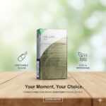 ซองบุหรี่ Milano Switch สีเงินและเขียวเมทัลลิก วางบนพื้นโต๊ะไม้ ท่ามกลางบรรยากาศธรรมชาติที่สว่างสดใส พร้อมไอคอน Switchable Flavor