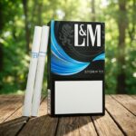 บุหรี่ L&M Storm 7.1 ซองสีดำ-ฟ้า บุหรี่สายเย็นจากสวิตเซอร์แลนด์ ไม่มีเม็ดบีบ