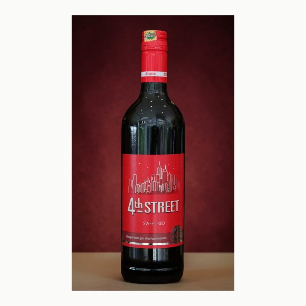 4th street sweet red wine 750 ml ไวน รูปที 1