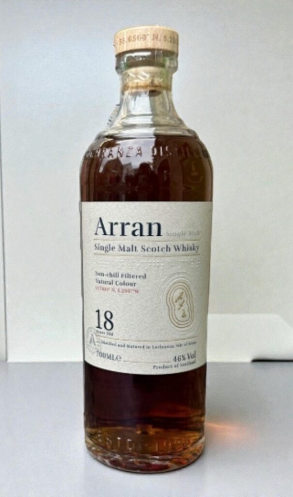 Arran 18 Year Old 700 ml วิสกี้ วิสกี้ รูปปกสินค้า น้ำผึ้ง วานิลลา ผลไม้สุก ช็อกโกแลต โอ๊ค และคาราเมล