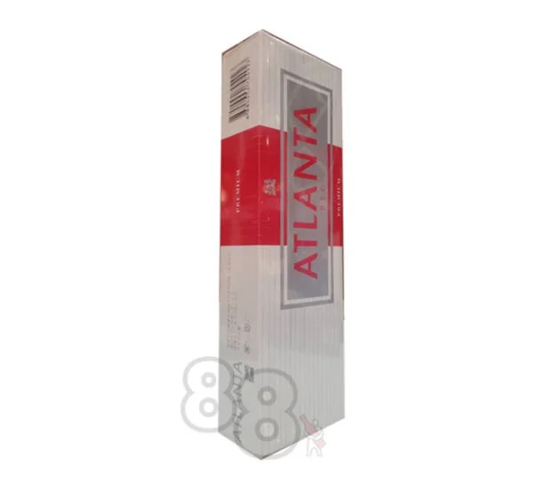 Atlanta Red 1 carton บุหรี่ บุหรี่ รูปปกสินค้า โทน red เข้มขึ้น กลิ่นยาสูบชัด และรสแน่น