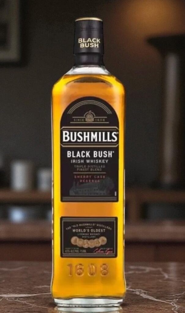 Bushmills Black Bush 700 ml วิสกี้ วิสกี้ รูปปกสินค้า ผลไม้สุก, วานิลลา, โอ๊ค และเครื่องเทศ