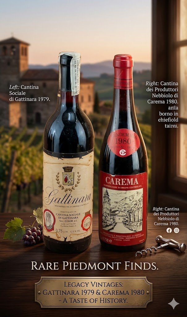 เขาแอลป์ 1980 Carema Produttori Nebbiolo di Caremaท่ามกลางหุบเขาอันสูงชันและหนาวเหน็บในส่วนเหนือส...