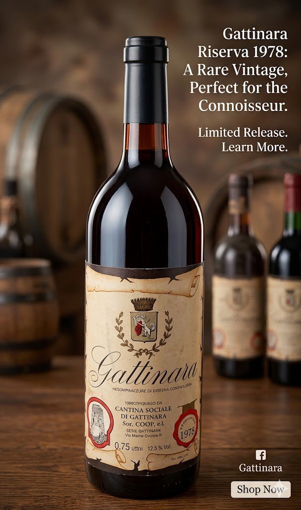 ิตาลี กับ Gattinara Cantina Sociale ปี 1979ในการเดินทางของไวน์วินเทจ กาลเวลามักเป็นผู้คัดกรองความ...