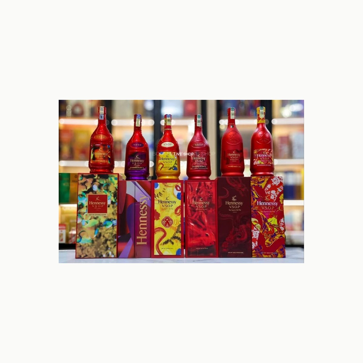 Hennessy V.s.o.p 2022 Lunar New Year Gift Box By Zhang Enli 700 ml เครื่องดื่ม รูปในเนื้อหา จุดเด่นสินค้า