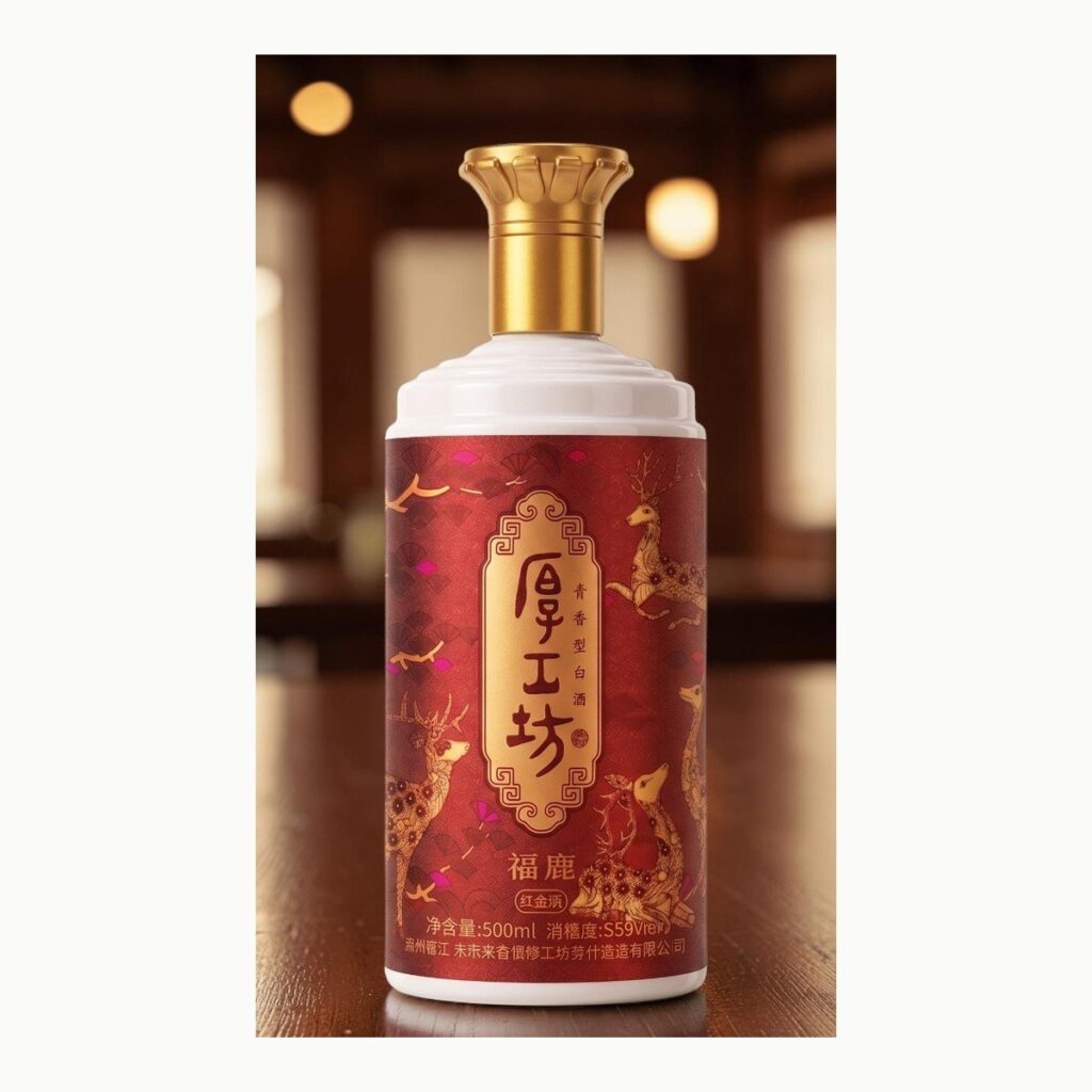 Hou Gong Fang Fu Lu Red Gold Edition 500 ml เครื่องดื่ม รูปที 1