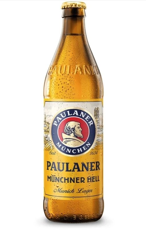 Paulaner Münchner Hell 500 ml เบียร์ เบียร์ รูปในเนื้อหา โทนมอลต์นุ่ม ขนมปังอ่อน กลิ่นฮอปส์เบา และจบสดชื่น