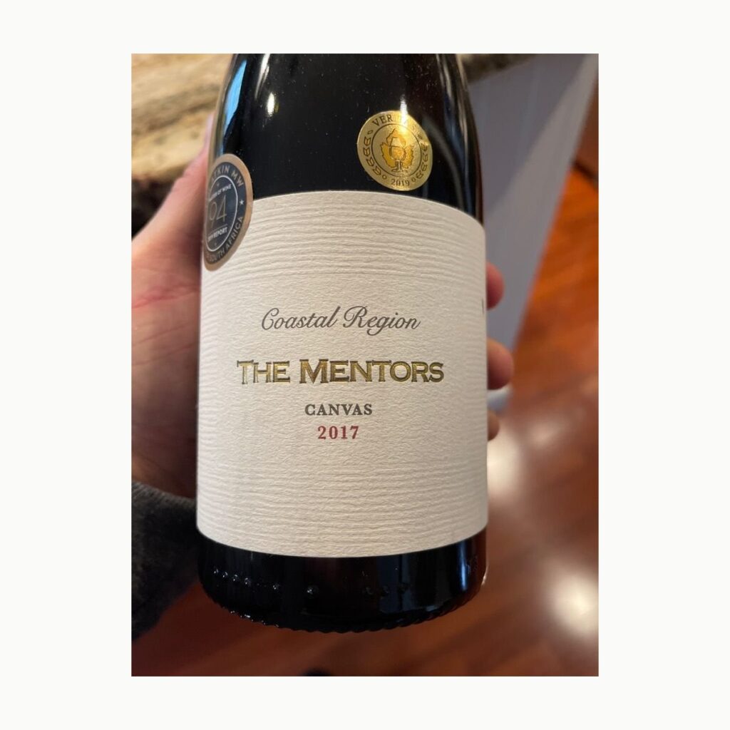 KWV The Mentors Canvas 750 ml ไวน์ ไวน์แดงเบลนด์ ฉลากและขวดชัดเจน