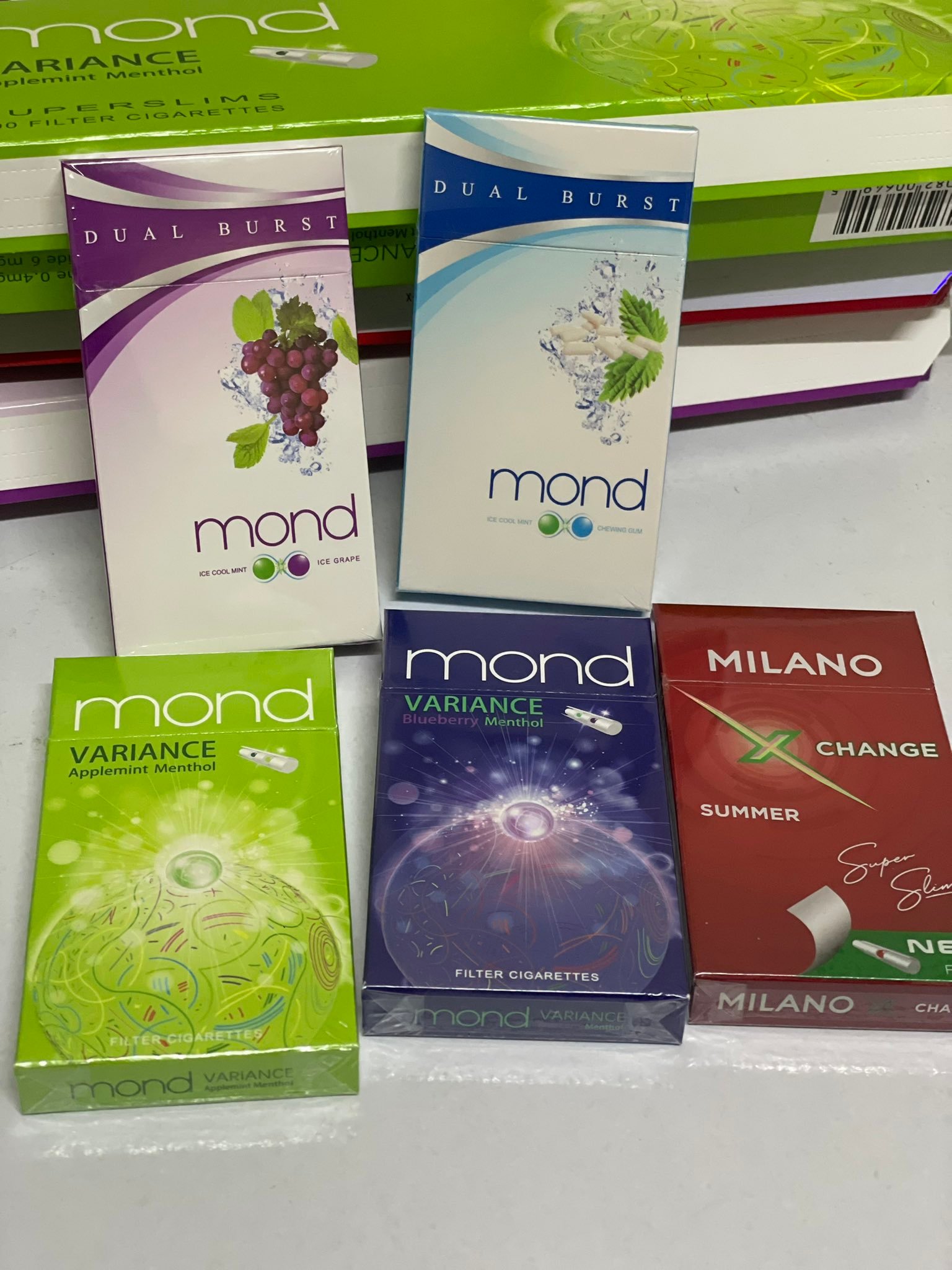 Mond Dual Gum & Mint (มอนด์ ดับเบิ้ล หมากฝรั่งมิ้นท์) (1 คอตตอน) 2