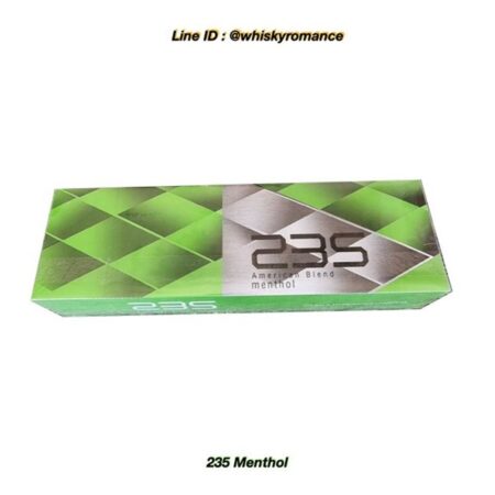 235 Menthol บุหรี่ซองแข็ง 1 คอตตอน