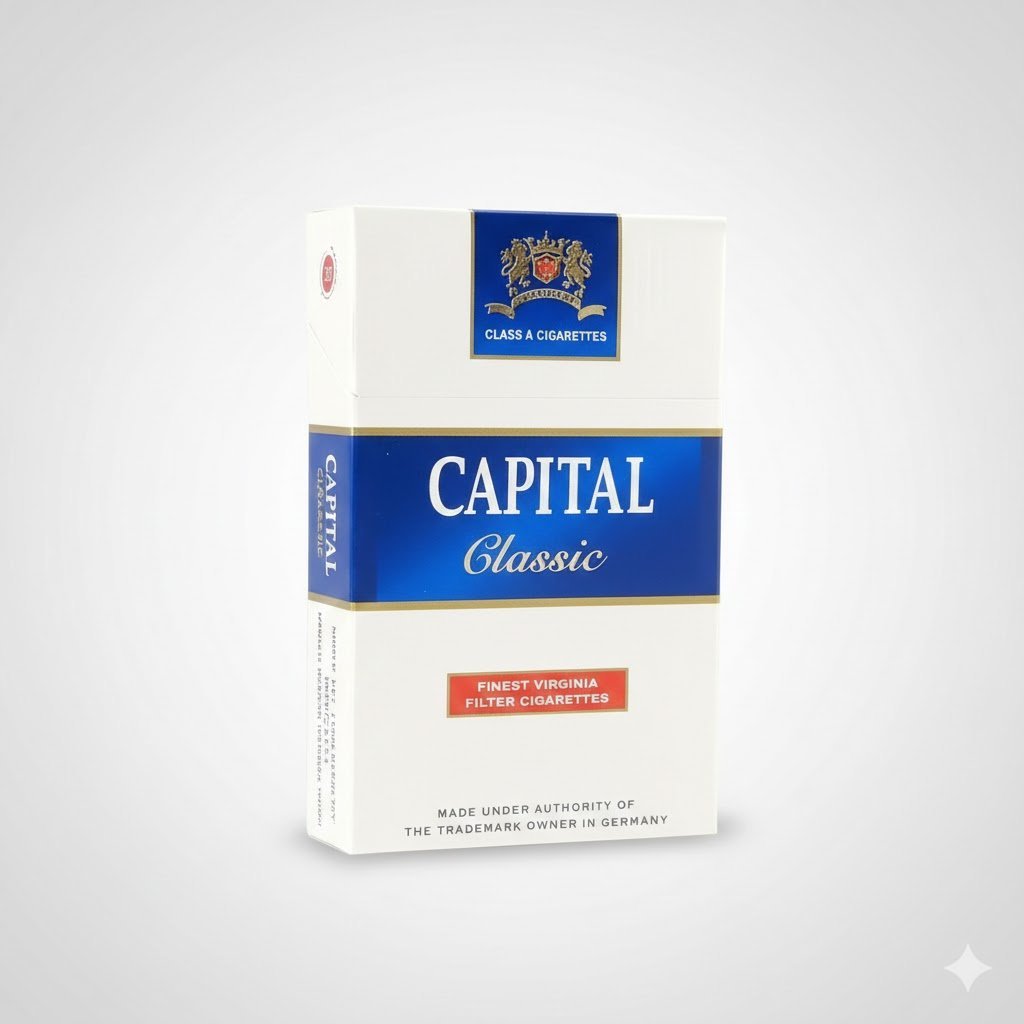 Capital Classic บุหรี่สายแดง รสเข้มนุ่ม คุณภาพเยอรมัน