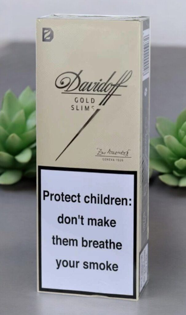 บุหรี่ Davidoff Gold Slim