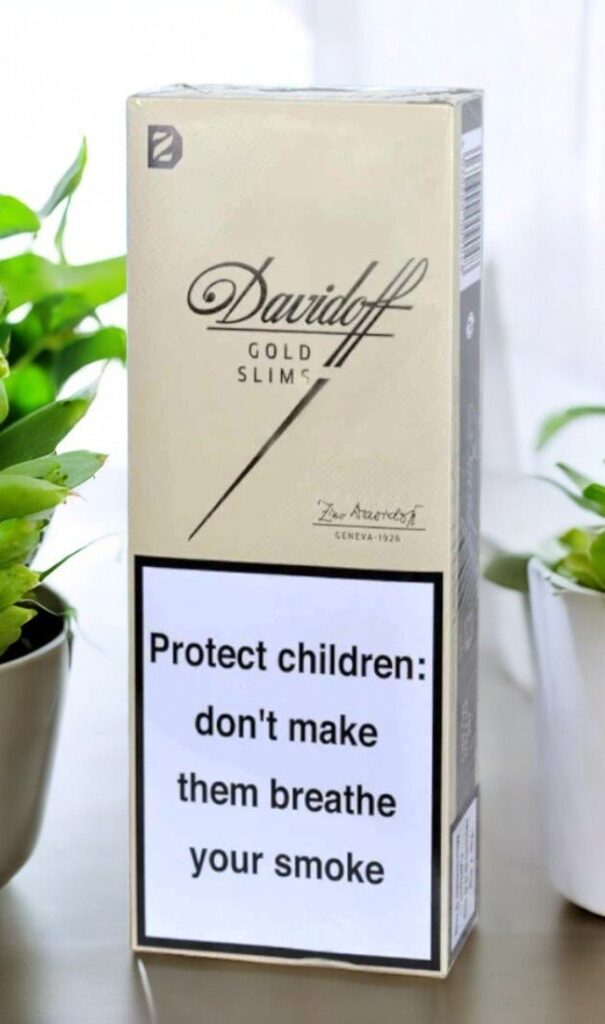 บุหรี่ Davidoff White Slims