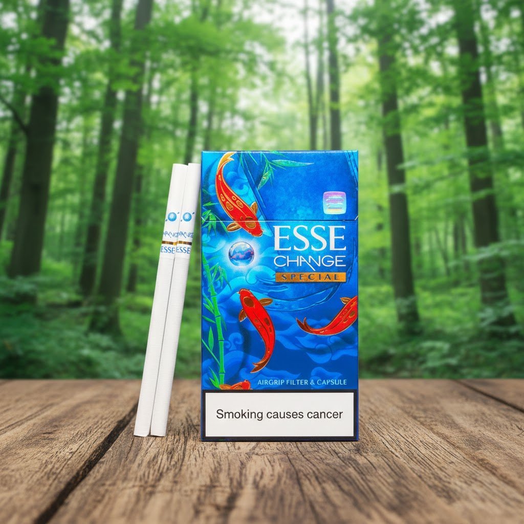 ESSE Change Special (เอสเซ่ เช้นจ ปลาคราฟ) บุหรี่นอกพรีเมียมจากเกาหลี 1 เม็ดบีบ