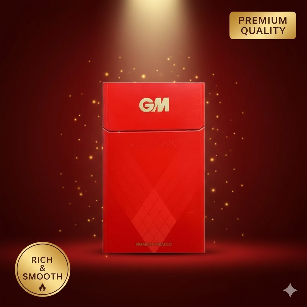 Gm Gold Mark (ซองแข็ง) - บุหรี่สายร้อน รสชาติเข้มข้น ใบยาพรีเมียม