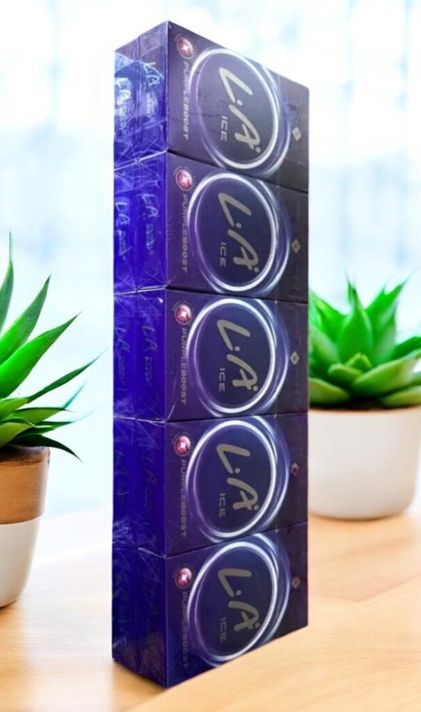 บุหรี่ L.A Ice Purple Boost