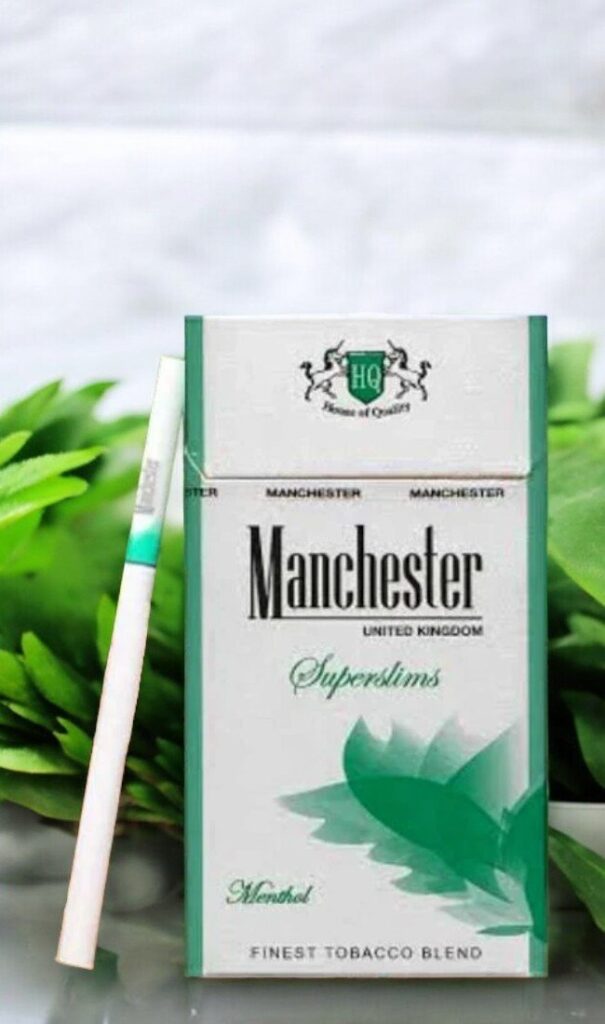 บุหรี่ Manchester Menthol Slims