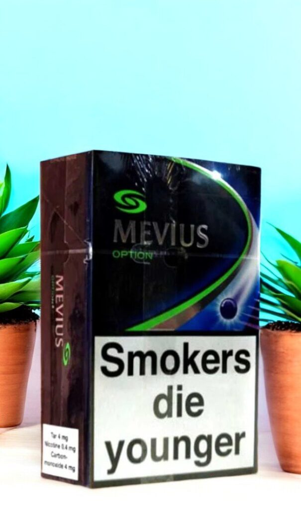 บุหรี่ Mevius Option Blueberry