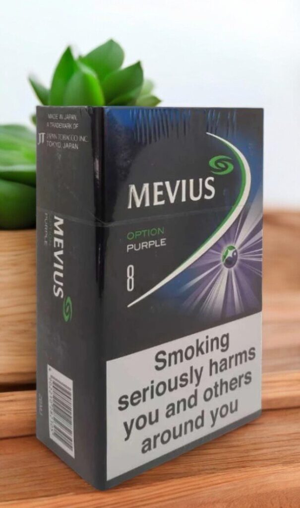 บุหรี่ Mevius Option Purple 8