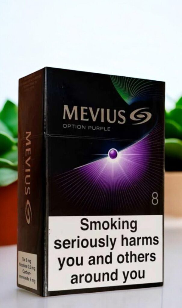 บุหรี่ Mevius Option Purple Grape 8