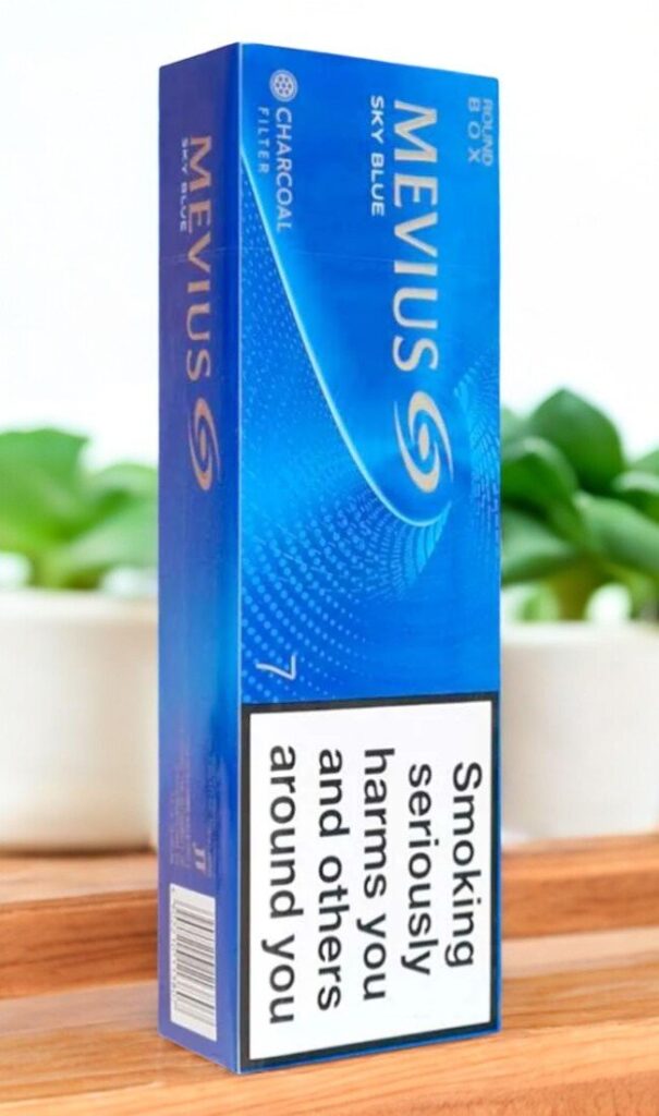 บุหรี่ Mevius Sky Blue 7