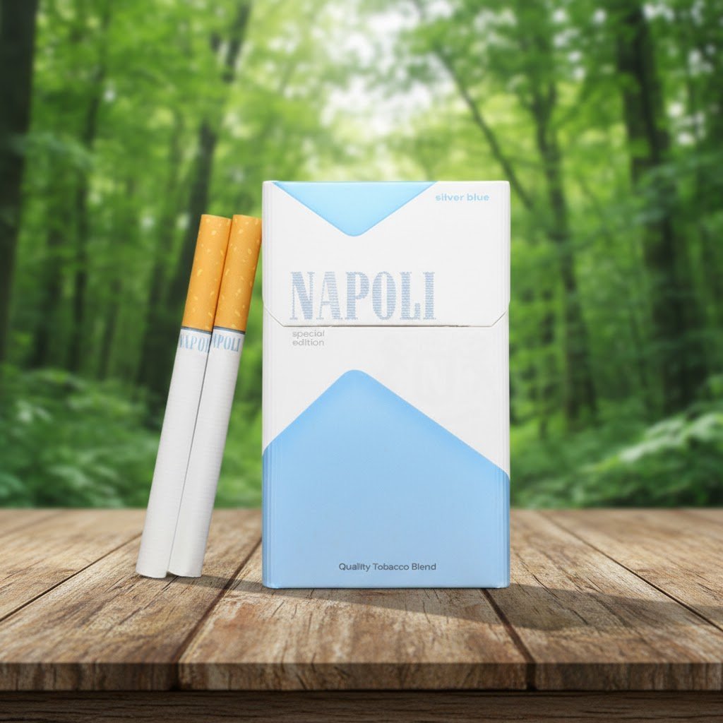 Napoli Blue Special บุหรี่นอก นาโปลี บลู สเปเชียล รสไลท Queen Size (Dubai Import)