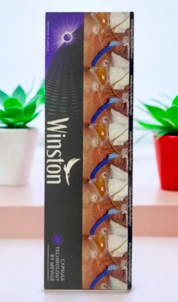 บุหรี่ Winston Option Purple